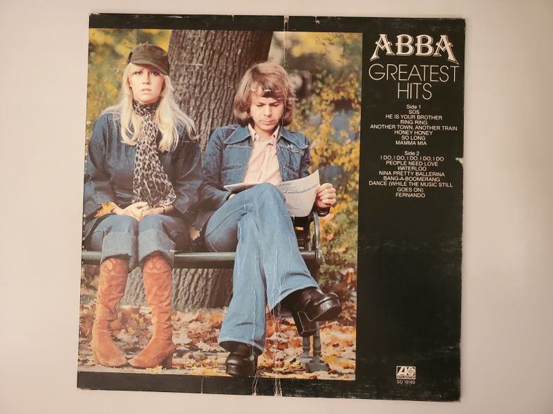 ABBA Greatest Hits vinyl record